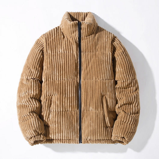 Chaqueta Gruesa Acolchada de Pana para Hombre - Image 8