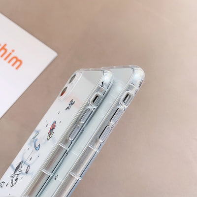 Funda para teléfono transparente con diseño de astronauta - Image 17