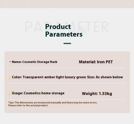 Organizador de Cosméticos y Accesorios de Baño con Estantes Dobles - Image 13