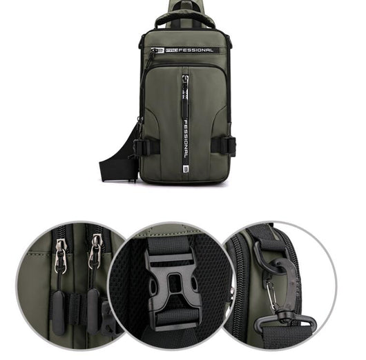 Bolsa Bandolera Multifuncional para Hombre - Estilo Casual y Versátil - Image 19