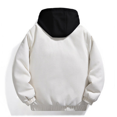 Chaqueta Acolchada Retro con Plumón Sintético Blanco - Image 4
