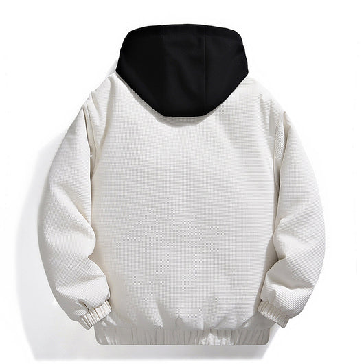 Chaqueta Acolchada Retro con Plumón Sintético Blanco - Image 4