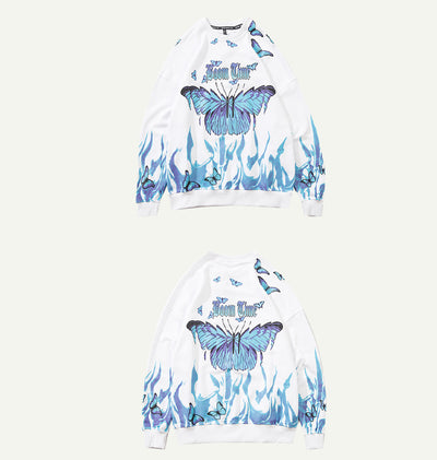 Suéter Hombre Cuello Redondo Estampado Manga Larga Oversize - Image 12