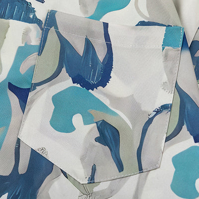 Camisa Estampada con Diseño de Flores en Óleo para Hombre - Image 3