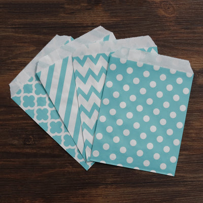 Bolsa de Papel Kraft con Diseño de Trébol de Cuatro Hojas y Onda de Puntos - Image 13