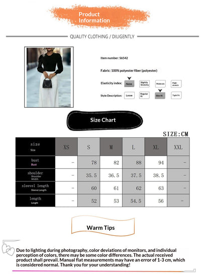 Blusa Tejida con Mangas Abullonadas - Base Layer Elegante Estilo Francés - Image 10