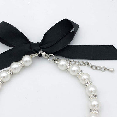 Collar de Perlas y Diamantes para Perros Pequeños - Accesorios Bling con Cristales - Image 7
