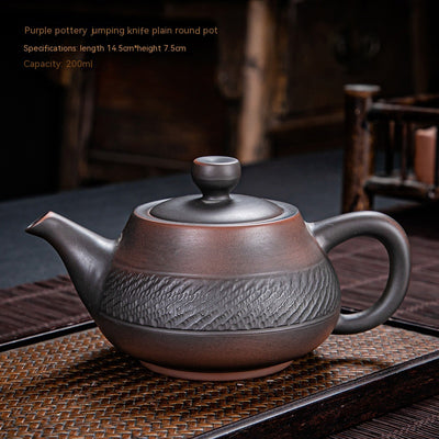 Juego de Té Kung Fu en Cerámica de Arcilla Púrpura - Image 8
