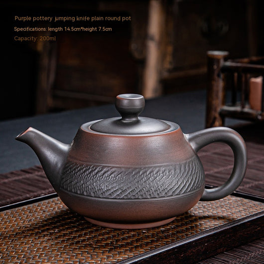 Juego de Té Kung Fu en Cerámica de Arcilla Púrpura - Image 8