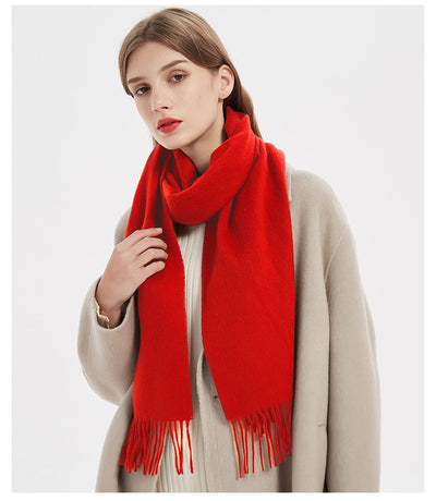 Bufanda de Cachemira Suave para Mujer - Colores Lisos y Elegantes - Image 7