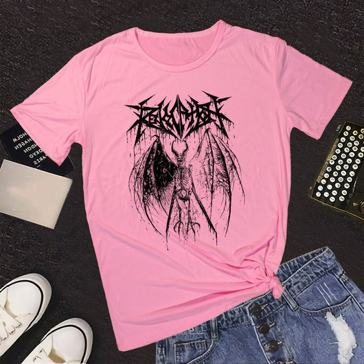 Blusa Suelta Estampada de Manga Corta para Mujer - Image 7