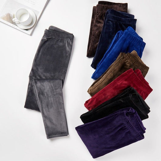 Leggings de Terciopelo Dorado Cintura Alta Súper Elásticos para Mujer - Image 36