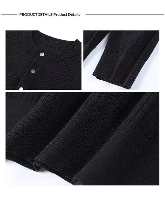 Suéter Ejecutivo Preppy de Manga Larga para Hombre - Image 18