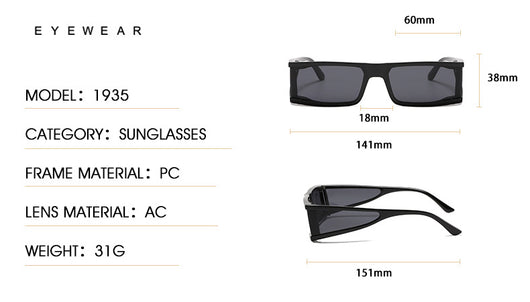 Gafas de Sol Punk Retro Estilo Europeo - Diseño Exagerado y Atrevido - Image 9