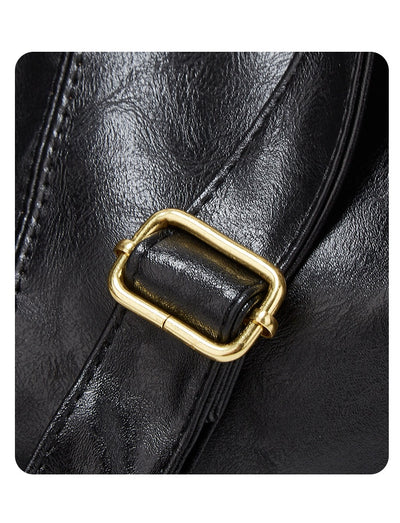 Bolso Tote Retro de Gran Capacidad en Colores Sólidos para Mujer - Image 15