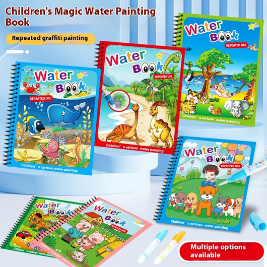 Libro Mágico de Pintura con Agua para Niños