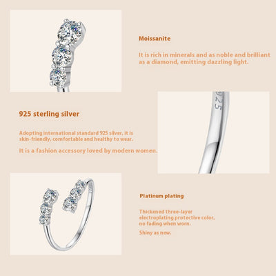 Anillo de Diamante Mozambique Brillante con Charm - Image 23