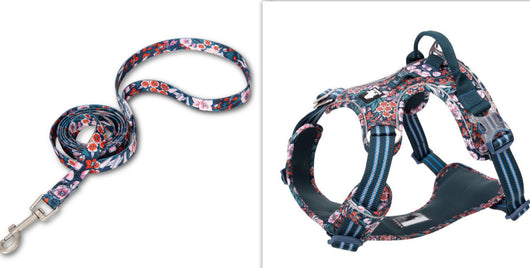 Arnés Pectoral para Perros con Diseño Floral - Tracción Resistente - Image 26