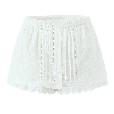 Conjunto de Blusa sin Mangas Bordada y Culotte de Algodón - Image 3