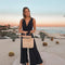 Jumpsuit Elegante sin Mangas con Espalda Descubierta