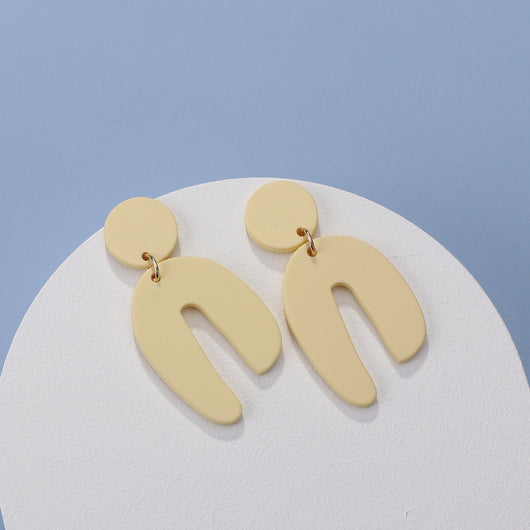 Aretes de Arcilla Cerámica con Acabado Goma Cremosa - Image 32