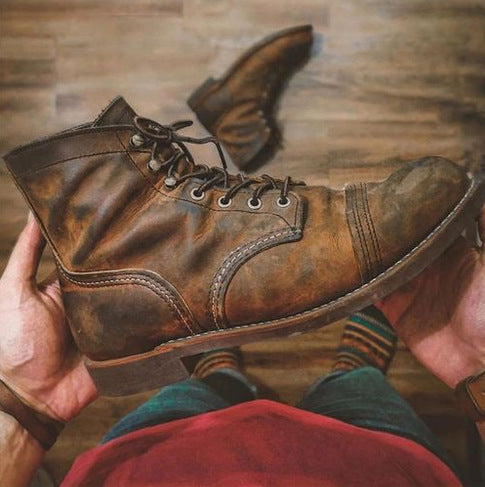 Botas Martin Invierno Star Wars - Tacón Grueso Reforzado Hombre