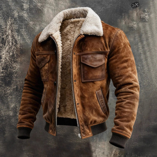 Chaqueta Outdoor Retro para Hombre con Múltiples Bolsillos y Forro Polar - Image 12
