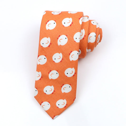 Corbata Angosta Estilo Coreano para Hombre en Algodón - Image 29