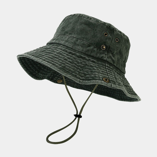 Gorra de Pesca Vintage con Ala Ancha y Detalles Patchwork - Estilo Primavera Verano - Image 9