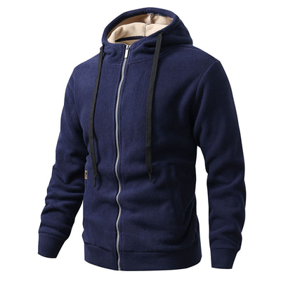 Chaqueta de Forro Polar con Sudadera con Capucha - Diseño Europeo - Image 6