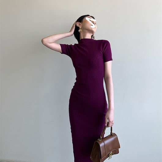 Vestido Slim Fit Retro con Temperamento - Image 5