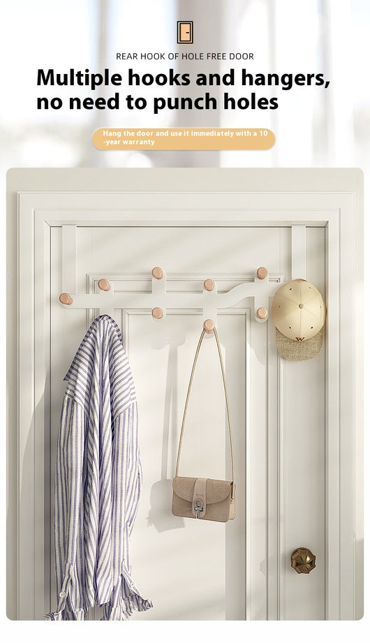 Perchero Colgante sin Clavo para Puerta - Organizador de Ropa Compacto - Image 19