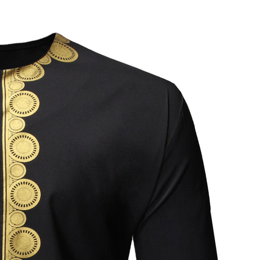Camisa Casual de Manga Larga con Brillo Metalizado para Hombre - Image 16