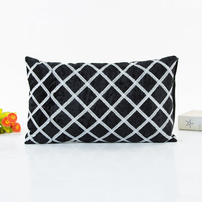 Funda de Almohada Rayas Bordadas con Cinta Decorativa - Estilo Pastoral Trendy - Image 25