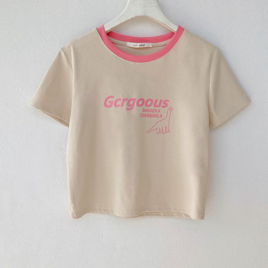 Playera Infantil de Algodón con Estampado de Dinosaurio - Ajuste Slim - Image 10