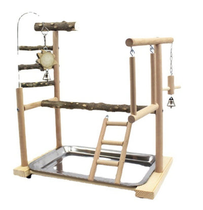 Percha Madera para Loros y Pájaros Exóticos con Diseño Natural - Image 7
