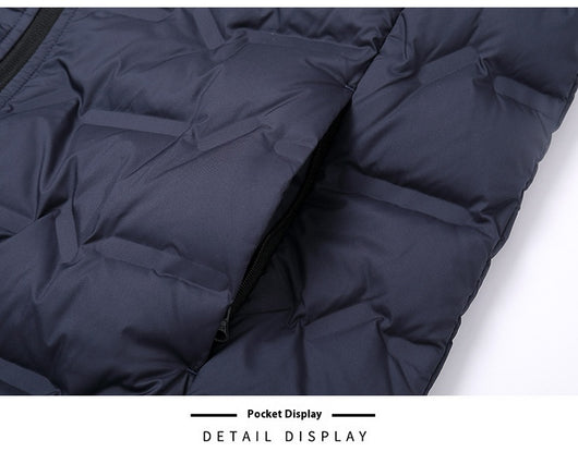 Chaqueta Acolchada de Plumón para Parejas - Abrigo Térmico y Cálido - Image 32