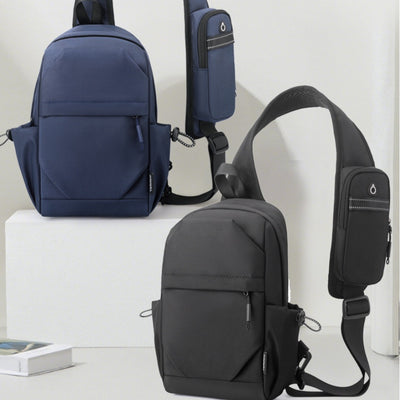 Mochila Pecho Oxford para Hombre - Bolsa Cruzada Funcional - Image 2