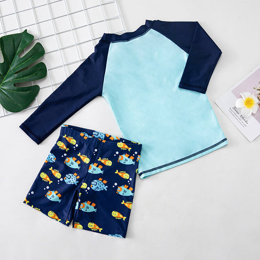 Traje de Baño Infantil Estampado para Niños Pequeños, Medianos y Grandes - Image 2