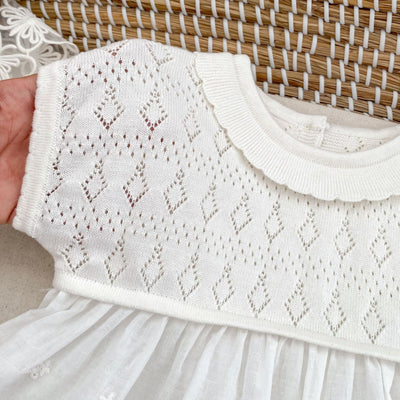 Blusa Tejida Calada sin Mangas con Encaje Flowy - Image 14