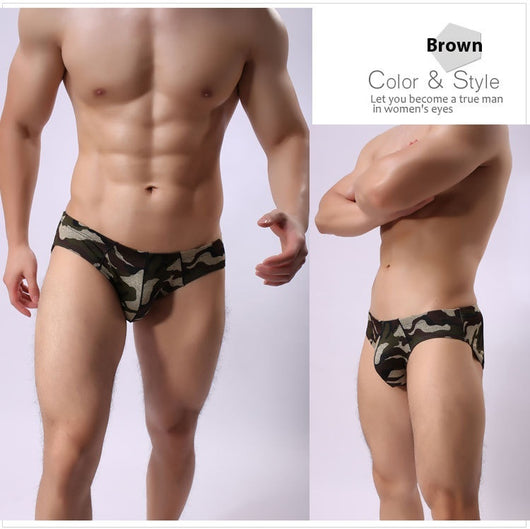 Calzoncillos Triangulares Estampado Camuflaje en Nylon para Hombre - Image 14