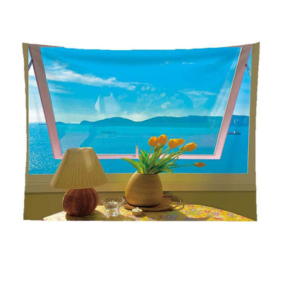 Tela de Fondo con Ventana Falsa y Paisaje 3D - Image 40