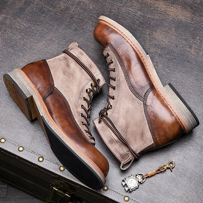 Botas de Cuero Genuino para Motociclista Estilo Inglés - Image 4
