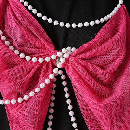 Blusa Suelta con Cadena de Perlas - Colección Nueva Exclusiva - Image 3