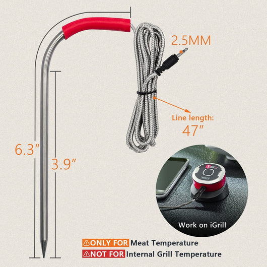 Termómetro de Carne Inalámbrico para Asados y Parrillas - Image 7