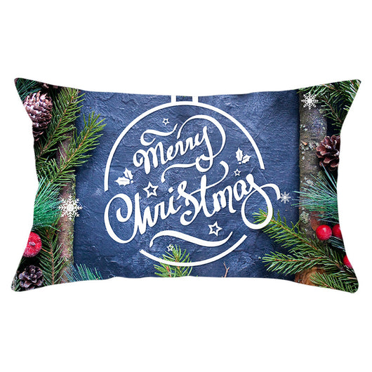 Funda de Almohada Navideña Serie Verde con Estampado Piel de Melocotón - Image 5