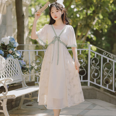 Vestido Hanfu Hada del Bosque para Mujer - Diseño Fairy Elegante - Image 7