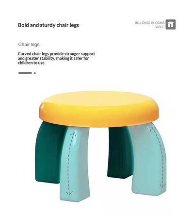 Mesa de Construcción con Bloques Gigantes para Niños - Image 20