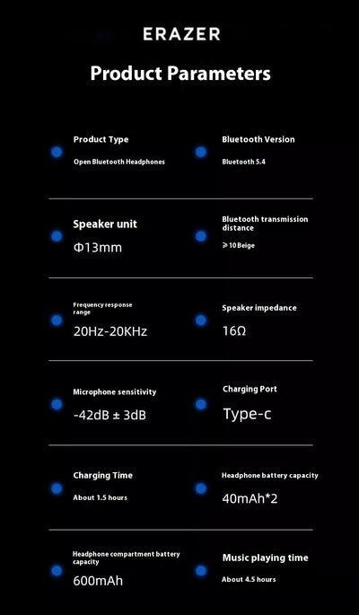 Auriculares Bluetooth True Wireless XP6 - Diseño Ergonómico Montado en la Oreja - Image 20