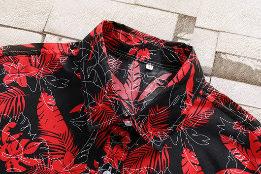 Conjunto Estampado para Hombre - Camisa y Shorts de Manga Corta - Image 25